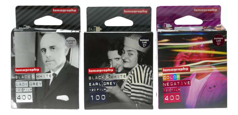 Lomography black white color negative set lot 3 packs of film