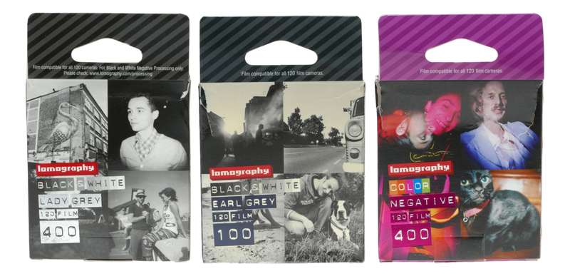 Lomography black white color negative set lot 3 packs of film