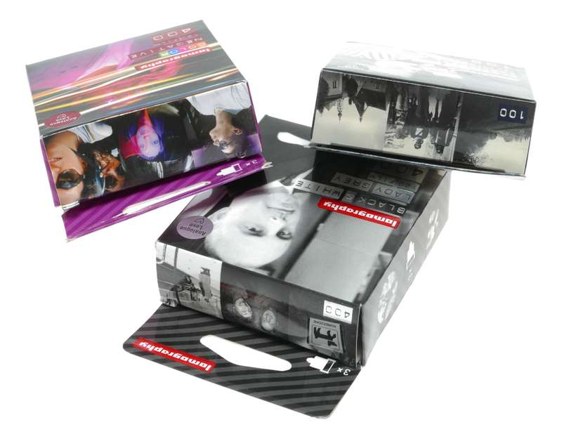 Lomography black white color negative set lot 3 packs of film