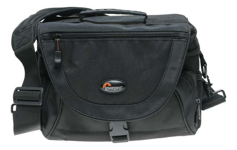 Lowepro Nova 4 AW Black DSLR camera bag with shoulder strap