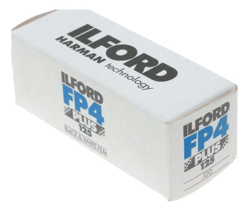 Ilford FP4 Plus 125 medium format 120 Black and white film expired