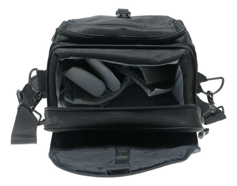 Lowepro Nova 4 AW Black DSLR camera bag with shoulder strap