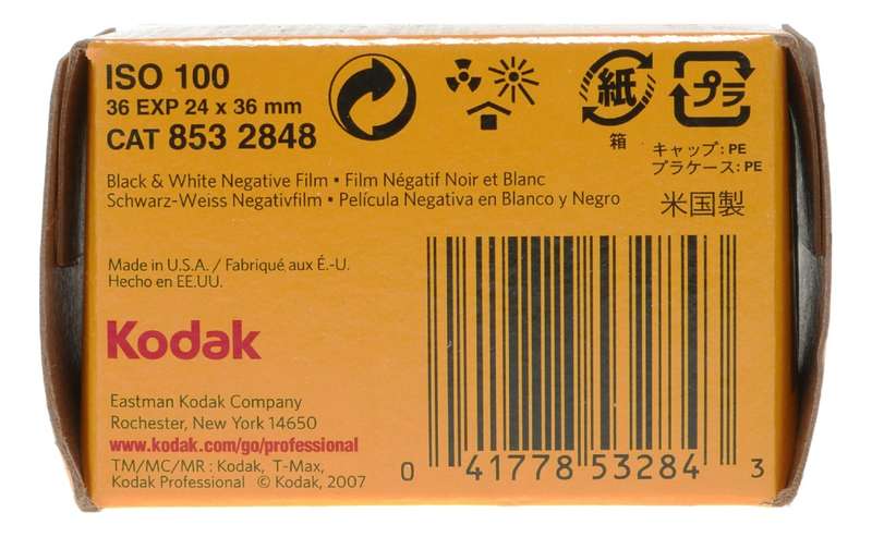 100 T-Max film Black White Negative film Kodak 35 expired film