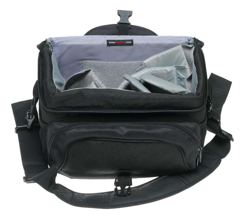 Lowepro Nova 4 AW Black DSLR camera bag with shoulder strap