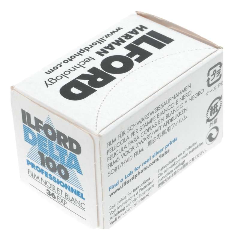 Ilford Delta 100 Professional film Black white negative 36 Exp.