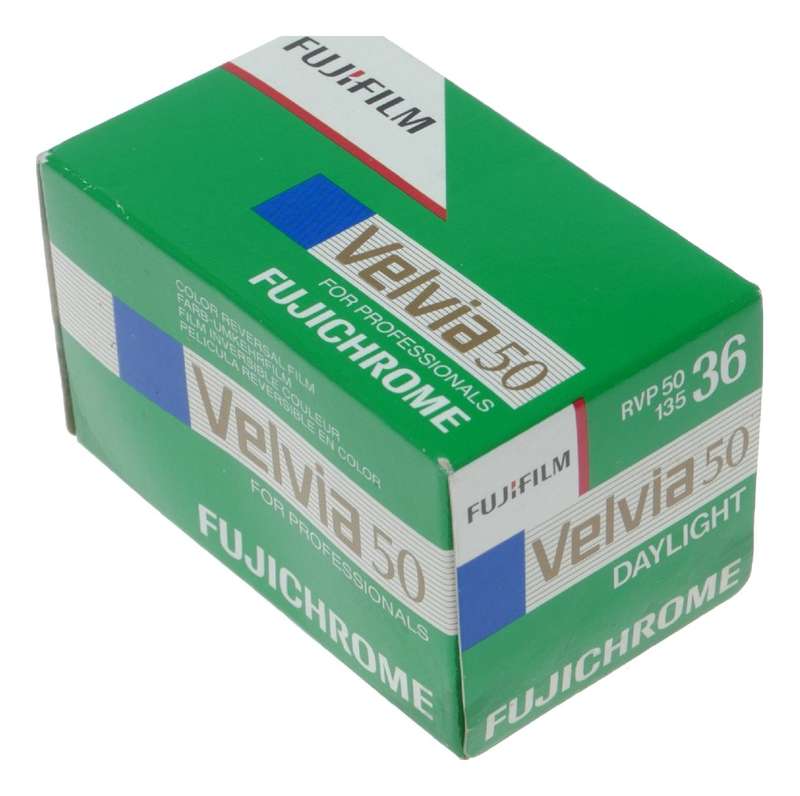 Fujifilm Fujichrome Velvia 50 professional daylight expired film