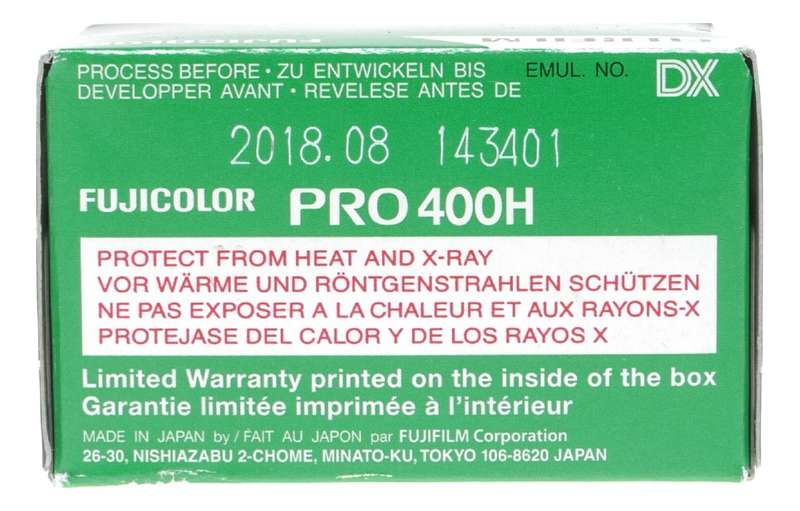 Fujicolor Pro 400H Color Expired Negative Camera Film 135-36