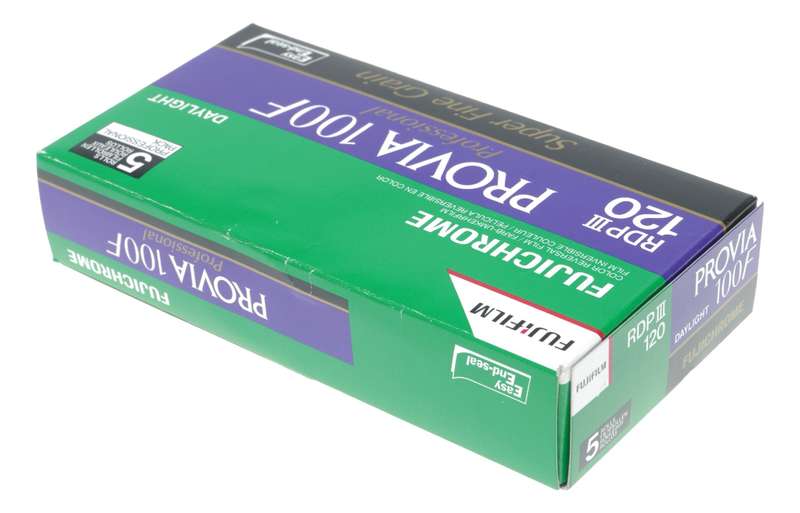 Fujichrome Provia 100F Propak 5 RDP III 120 Color Reversal Slide Film
