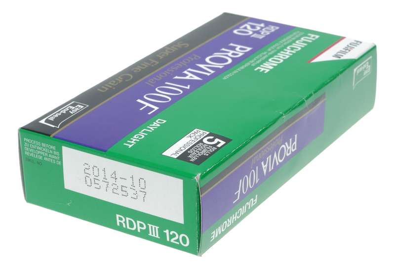 Fujichrome Provia 100F Propak 5 RDP III 120 Color Reversal Slide Film