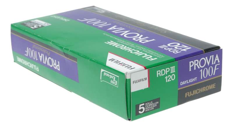 Fujichrome Provia 100F Propak 5 RDP III 120 Color Reversal Slide Film