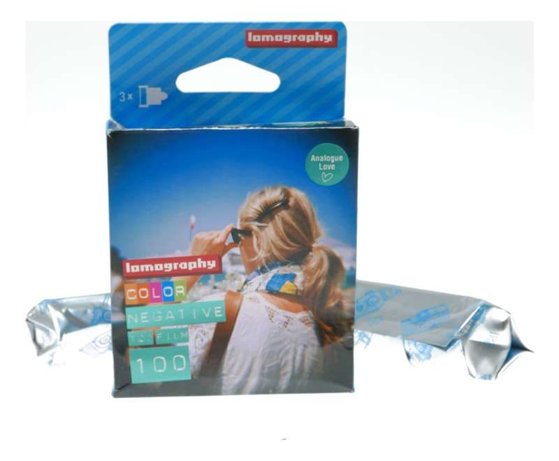 Lomography Color Negative 120 Film Sealed Expired x2 Spools in Box