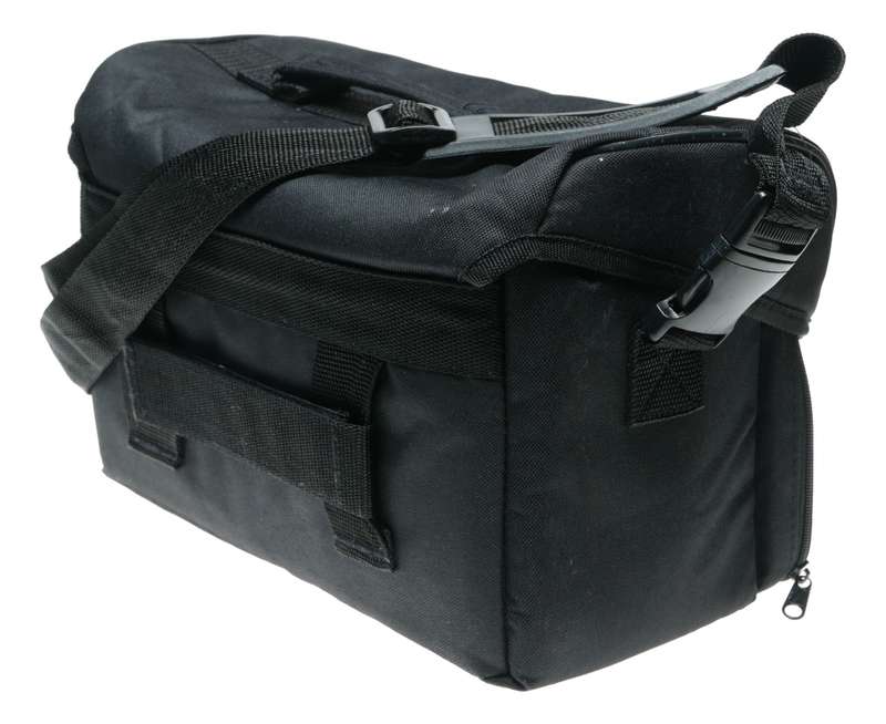 Nikon style camera bag vintage nylon shoulder black vintage