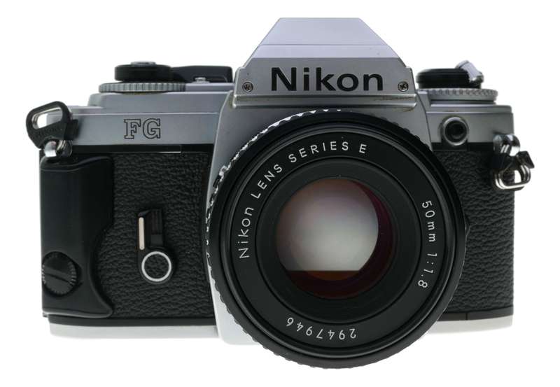 Nikon FG 35mm Film SLR Camera Series E 1.8/50mm MF15 Data Back