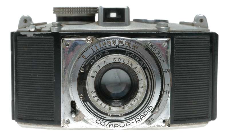Agfa Karat 3.5 Folding 35mm Cartridge Film Camera Solinar 1:3.5 f=5cm