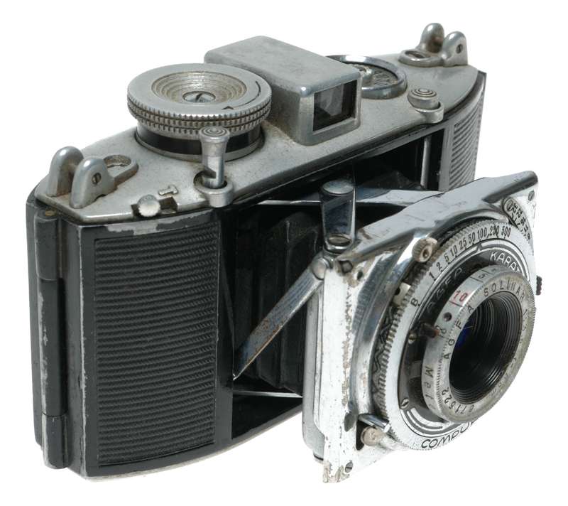 Agfa Karat 3.5 Folding 35mm Cartridge Film Camera Solinar 1:3.5 f=5cm