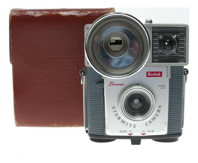 Kodak Brownie Starmite 127 Film Camera 4x4 Format in Case