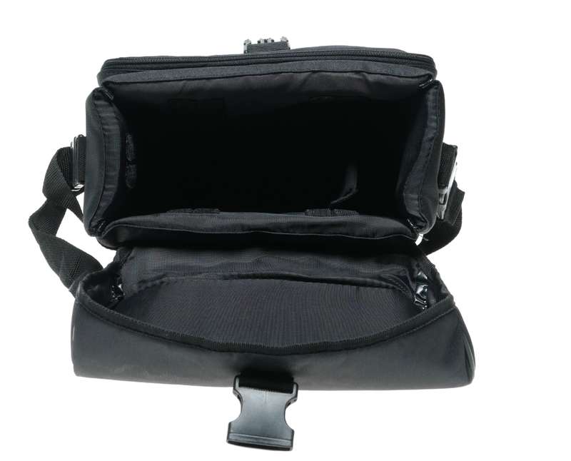 Nikon style camera bag vintage nylon shoulder black vintage