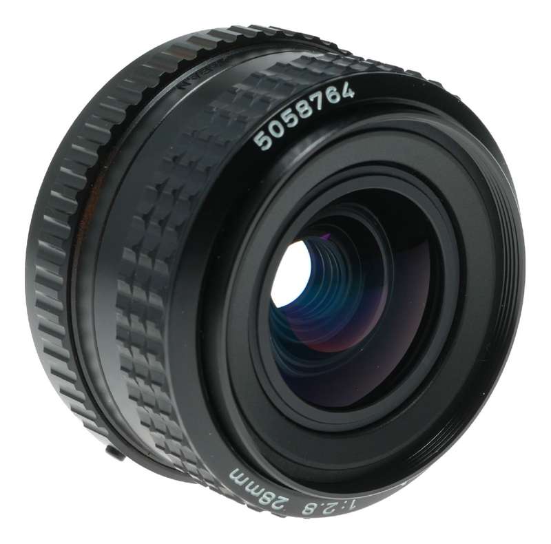 Pentax-A 1:2.8 28mm SMC Wide Angle SLR Camera Lens