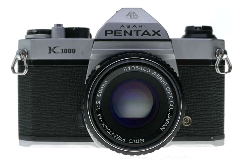 Pentax K1000 SLR Film Camera 1:2/50 SMC Lenses Tele Converter Manuals