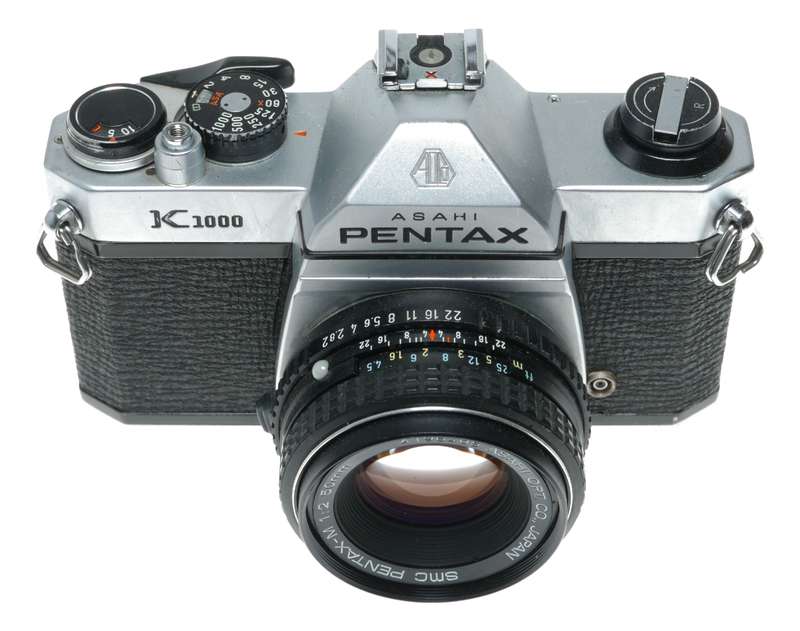 Pentax K1000 SLR Film Camera 1:2/50 SMC Lenses Tele Converter Manuals