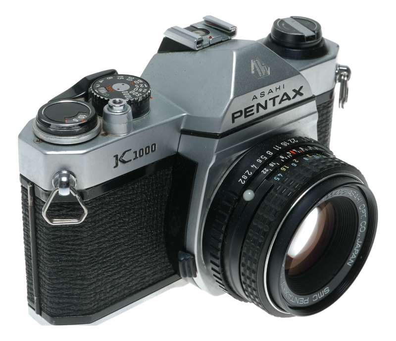 Pentax K1000 SLR Film Camera 1:2/50 SMC Lenses Tele Converter Manuals