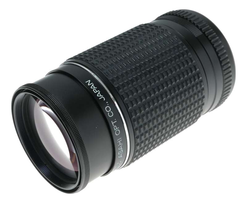 Pentax-M 1:4 200mm Macro SLR Camera Telephoto Lens Caps Original Pouch