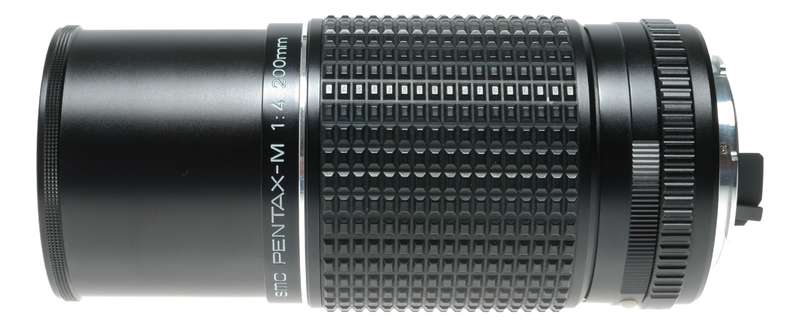 Pentax-M 1:4 200mm Macro SLR Camera Telephoto Lens Caps Original Pouch