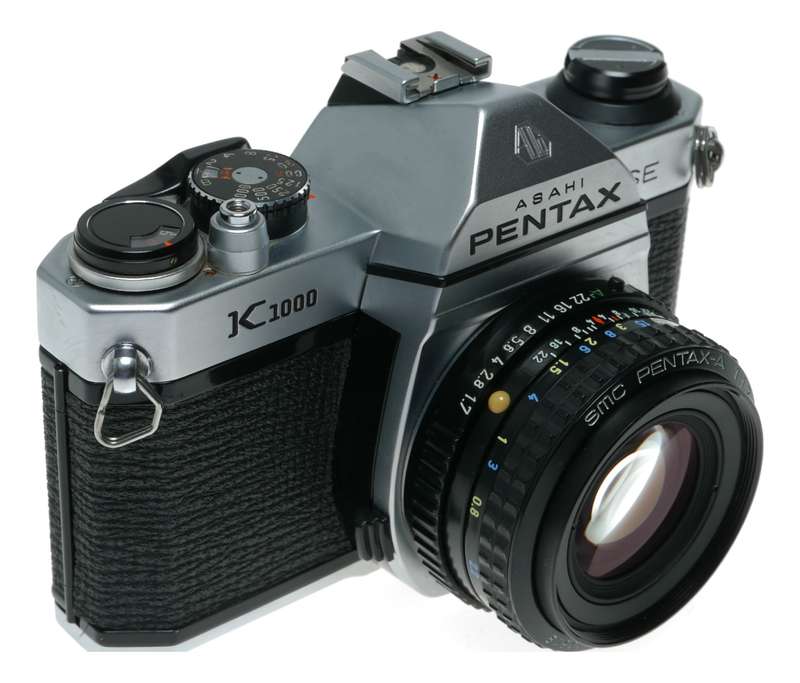 Pentax K1000 SE 35mm Film SLR Camera 1.7/50 SMC Lens Pouch Manual
