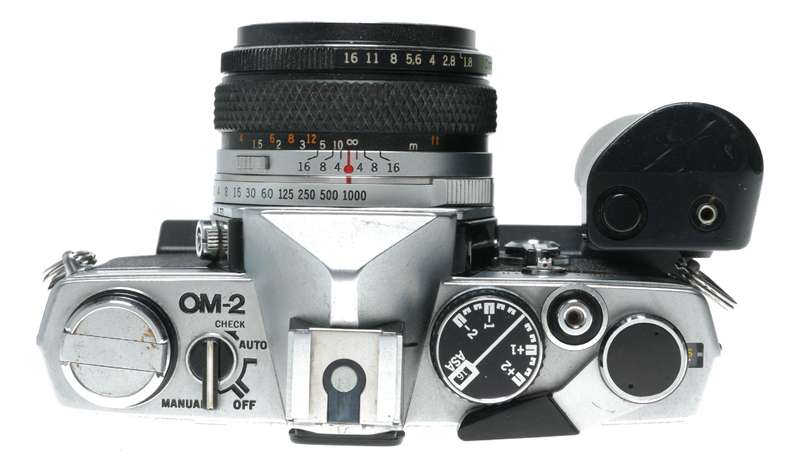 Olympus OM2 SLR Film Camera Auto-S 1.8 50mm Lens Motor Drive