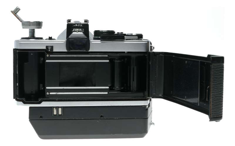 Olympus OM2 SLR Film Camera Auto-S 1.8 50mm Lens Motor Drive