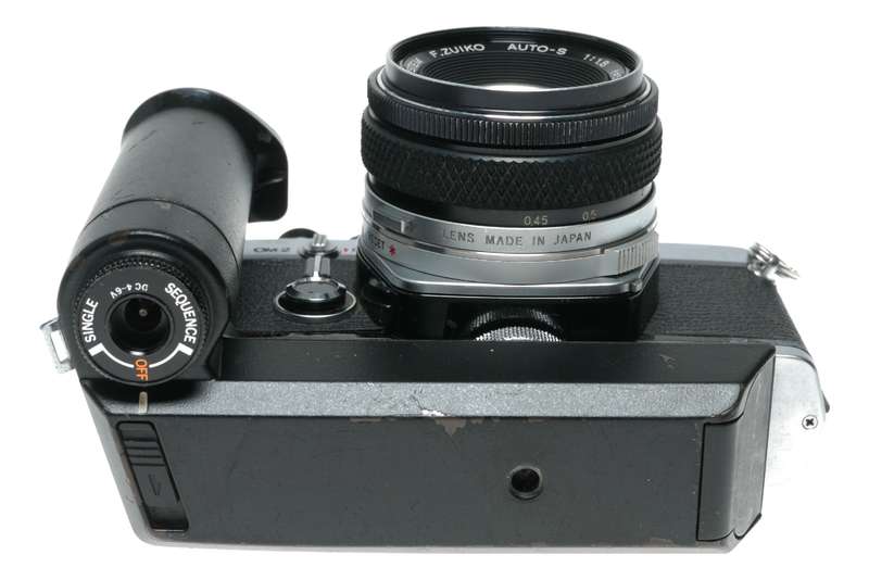 Olympus OM2 SLR Film Camera Auto-S 1.8 50mm Lens Motor Drive