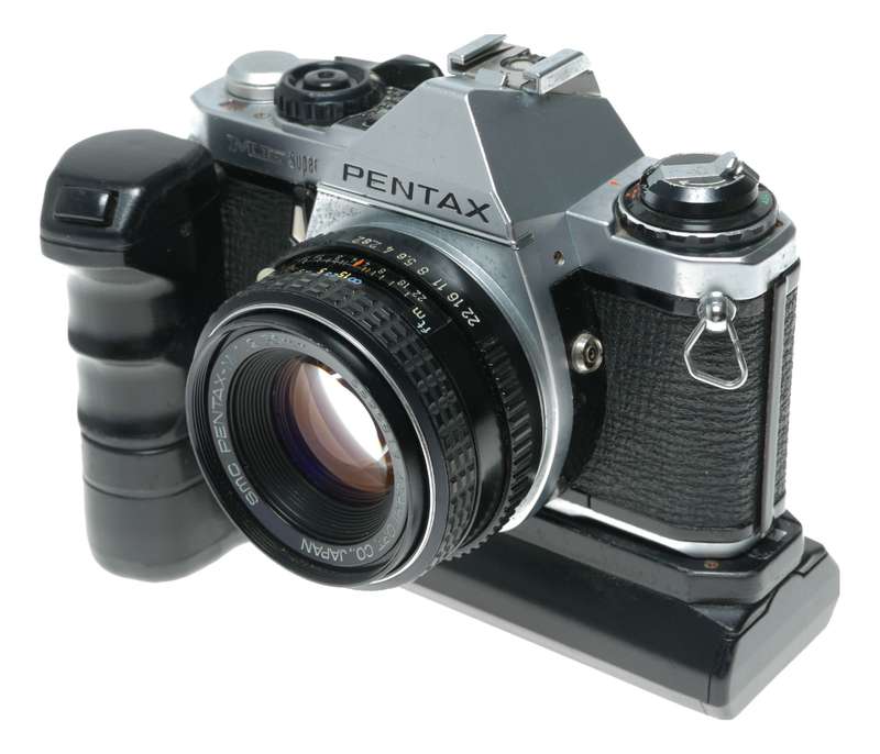 Pentax ME Super 35mm Film SLR Camera 1:2/50 Lens Motor Drive