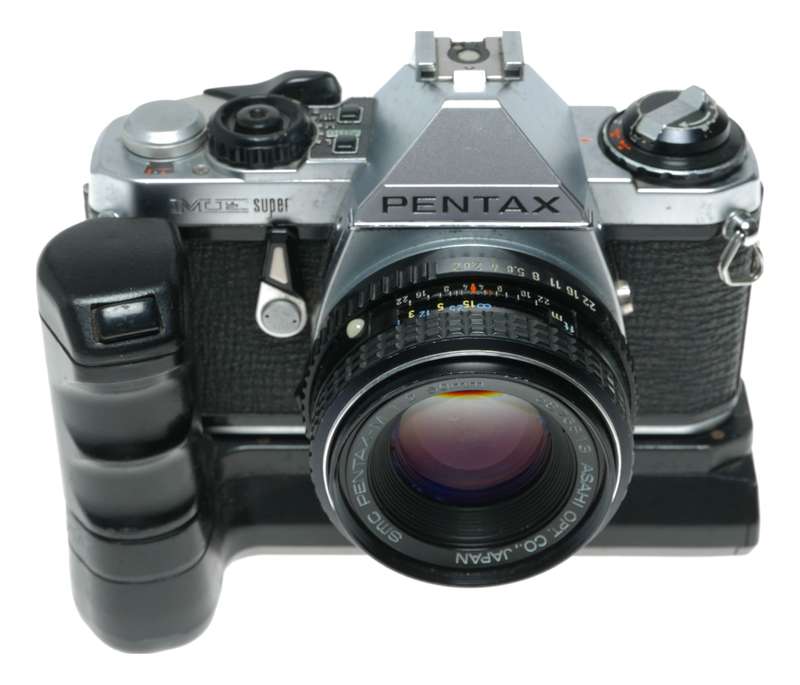 Pentax ME Super 35mm Film SLR Camera 1:2/50 Lens Motor Drive