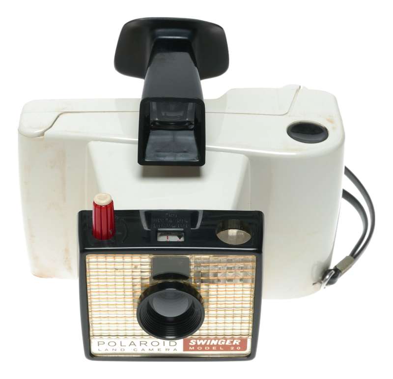Polaroid Land Swinger Model 20 Instant Film Camera Instructions Case