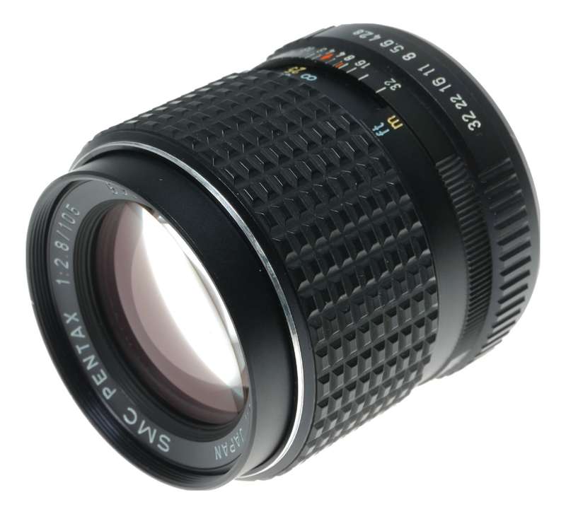 Asahi Pentax SMC 1:2.8/105mm SLR Film Camera Portrait Lens