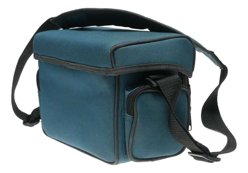 Vanguard vintage style film camera bag with strap