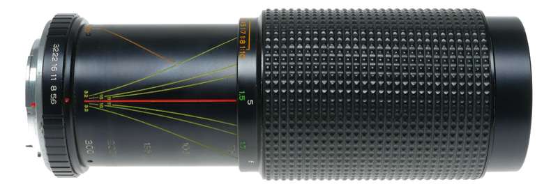 Marexar-CX Zoom MC f=75-300mm 1:5.6 Macro Camera Lens