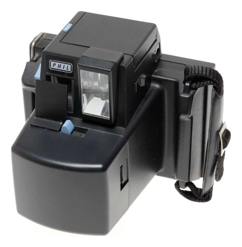 Phil systems in-a-snap polaroid ID vintage camera