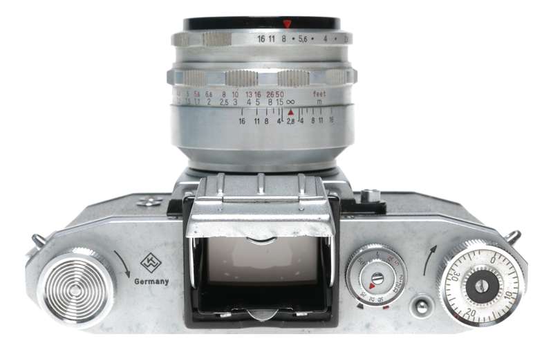 KW Praktica F.X3 35mm Film SLR Camera Jena T 2.8/50