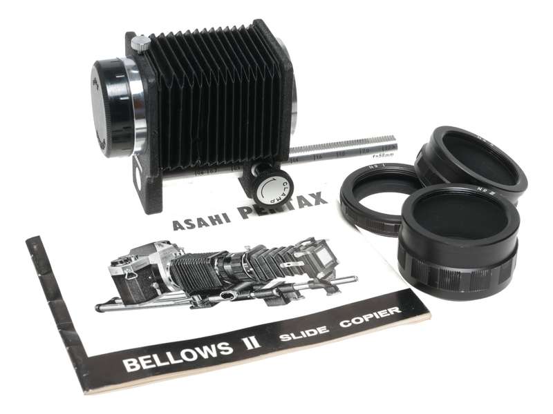 Asahi Takumar Pentax Bellows II Macro Camera Lens Extension Rings