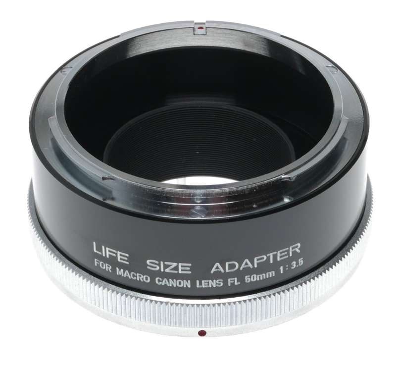 Canon Life Size Adapter for Macro FL Camera Lens 1:3.5 50mm