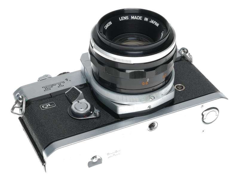 Canon FT QL 35mm Film SLR Camera FL Lens 1.8/50