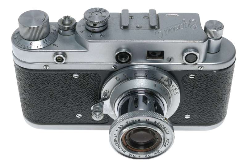 KMZ Zorki S C 35mm RF Film Camera M39 Industar-22 3.5/5cm