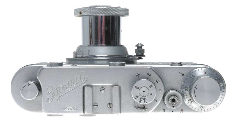 KMZ Zorki S C 35mm RF Film Camera M39 Industar-22 3.5/5cm