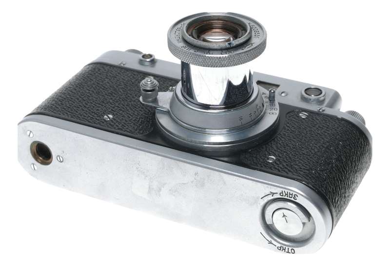 KMZ Zorki S C 35mm RF Film Camera M39 Industar-22 3.5/5cm