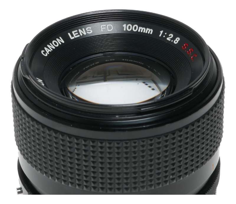 Canon FD Mount 1:2.8 100mm S.S.C. SLR Tele Camera Lens
