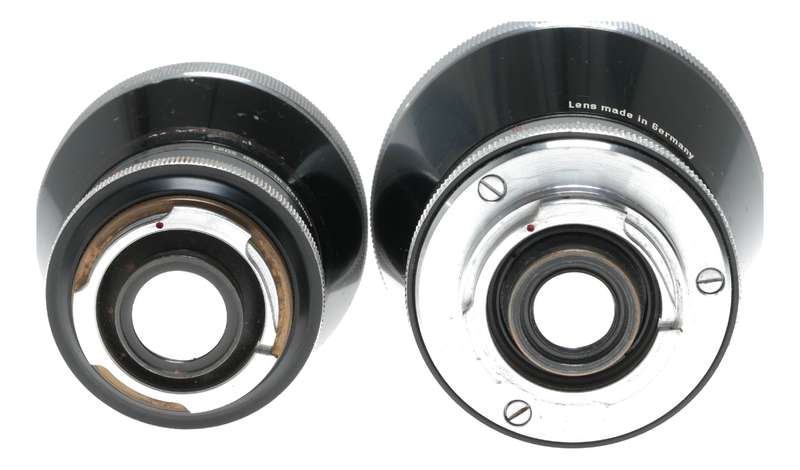 Carl Zeiss Pro-Tessar Camera Lenses 3.2/35mm 4/115mm Contaflex