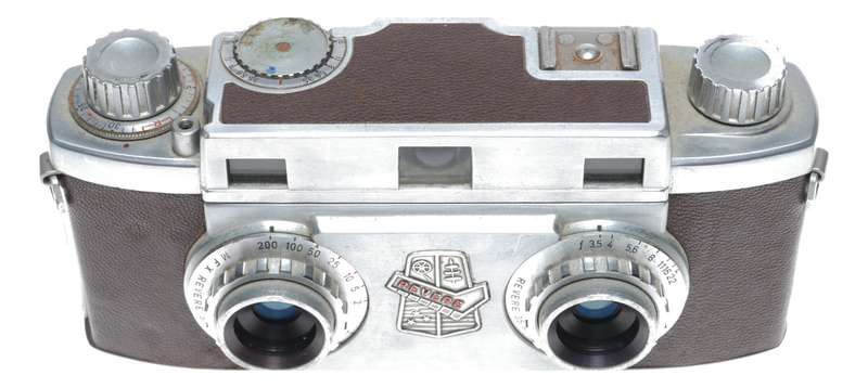 Revere Stereo 33 Film Camera Enna Chromar 1:3.5/35mm