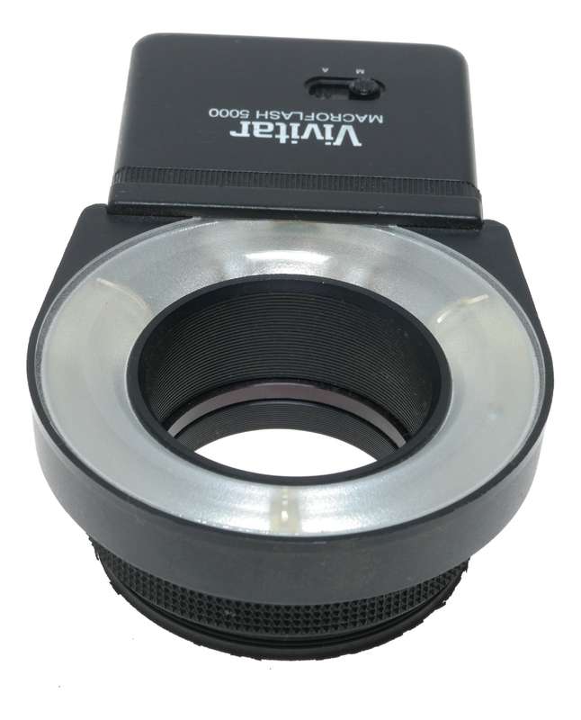 Vivitar Macro Flash 5000 Ring Light Portrait Close Up Photography