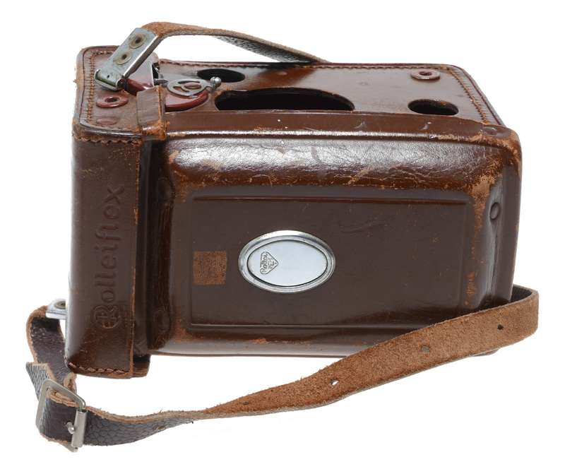 Rolleiflex Leather Case with Strap fits TLR Film Camera